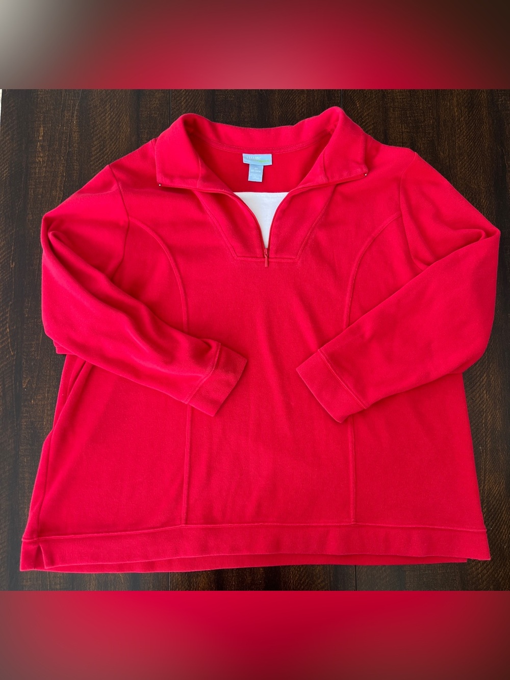 Vibrant Y2K Liz and Me Sport Red Pullover